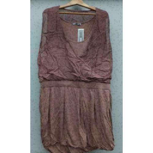 GREET LOOKS apart caramelkleurig jurk mt 52