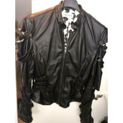 Reinders nep lederen jacket maat S