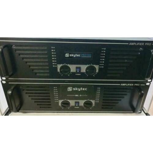 Skytec pro 1000 en skytec pro 2000 versterker beide izgst