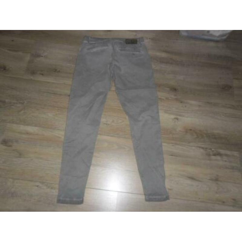Summum Woman Grijs/Groene Lange Broek Maat 38