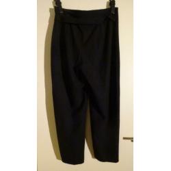 Nieuw Zara zwarte pantalon met hoge taille en strik maat 42