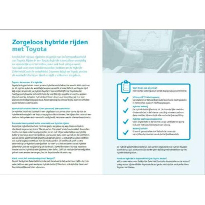 Toyota Auris 1.8 Hybrid Aspiration Limited | Parkeersensoren