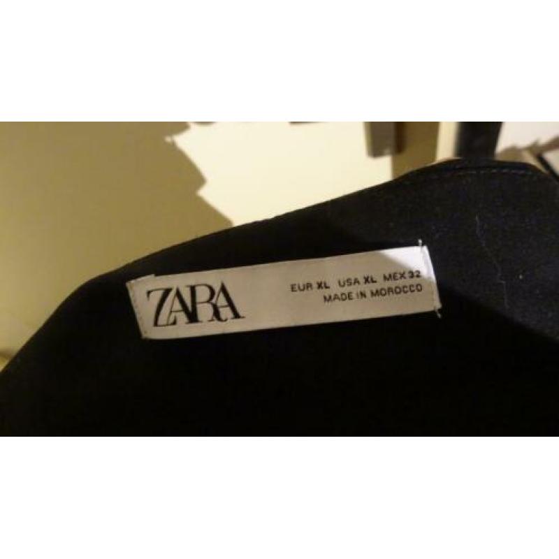 Nieuw Zara zwarte pantalon met hoge taille en strik maat 42