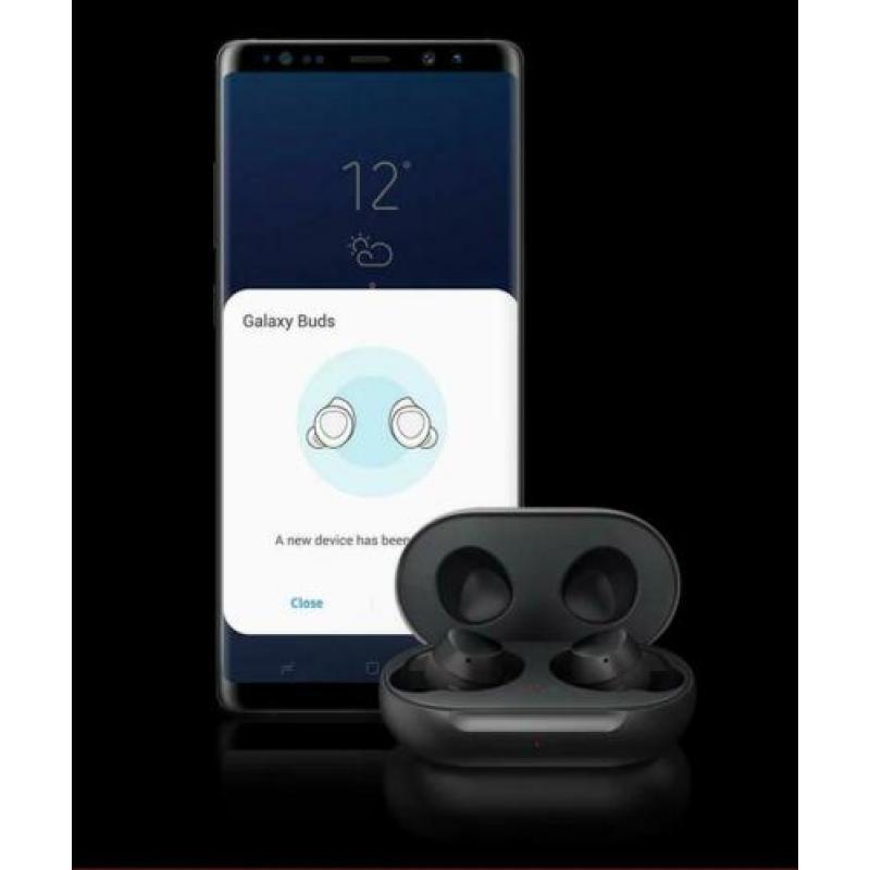 Zwarte samsung galaxy buds te koop.