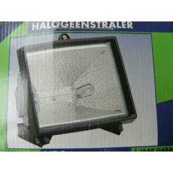 Halogeenstraler 500 Watt muurbevestiging