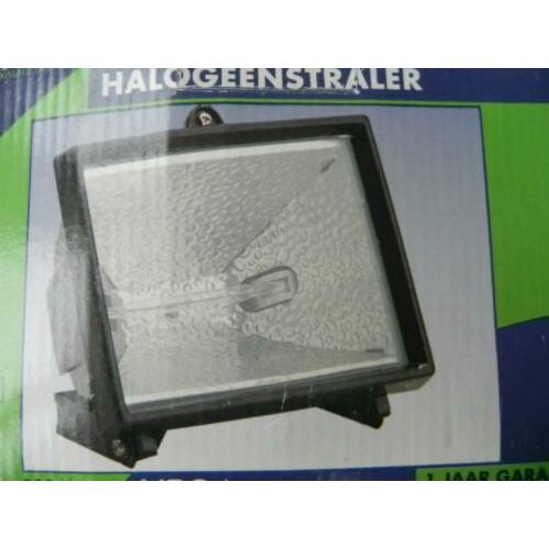 Halogeenstraler 500 Watt muurbevestiging