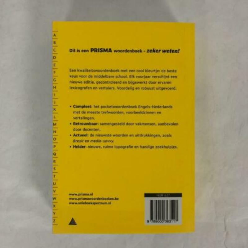 Woordenboek Prisma Engels Nederlands ISBN 9789000363117
