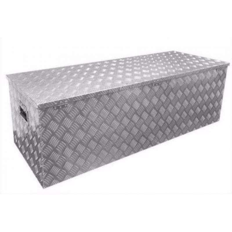 Gereedschapskist aluminium ( 105 x 45 x 40 cm )