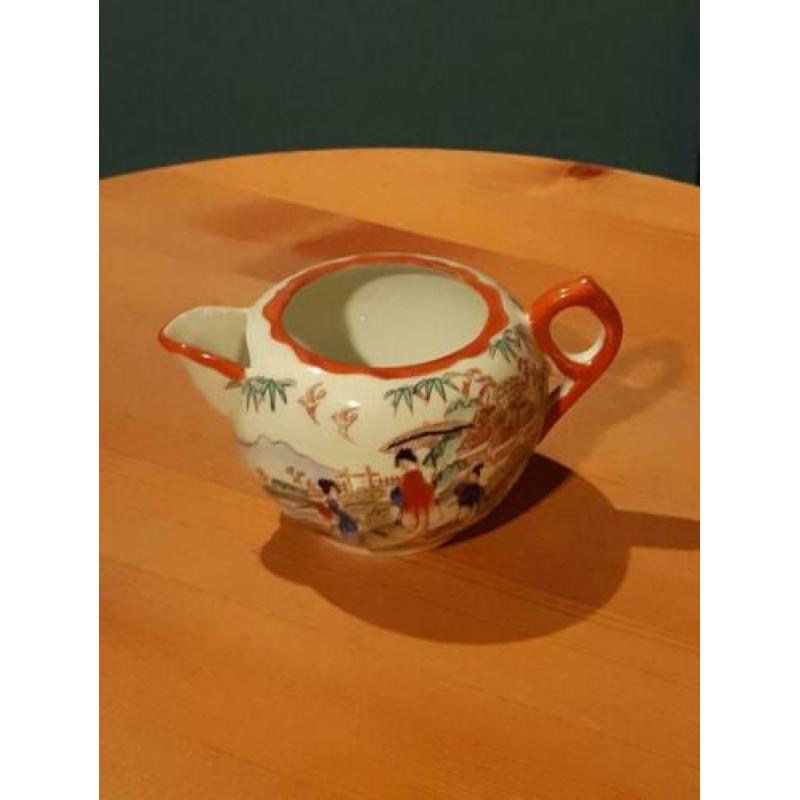 Antiek Chinees eierschaal porselein servies