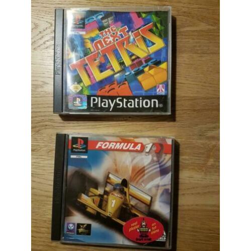 Playstation 1 Tetris & Formula 1