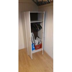 Kleding opberg kast, hout, wit