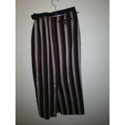 Gestreepte rok mt 36/38