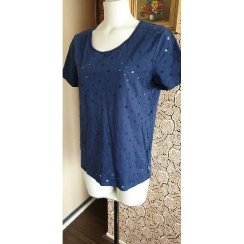 ZGAN blauwe MAISON SCOTCH shirt mt 1 / S 36, tshirt. top
