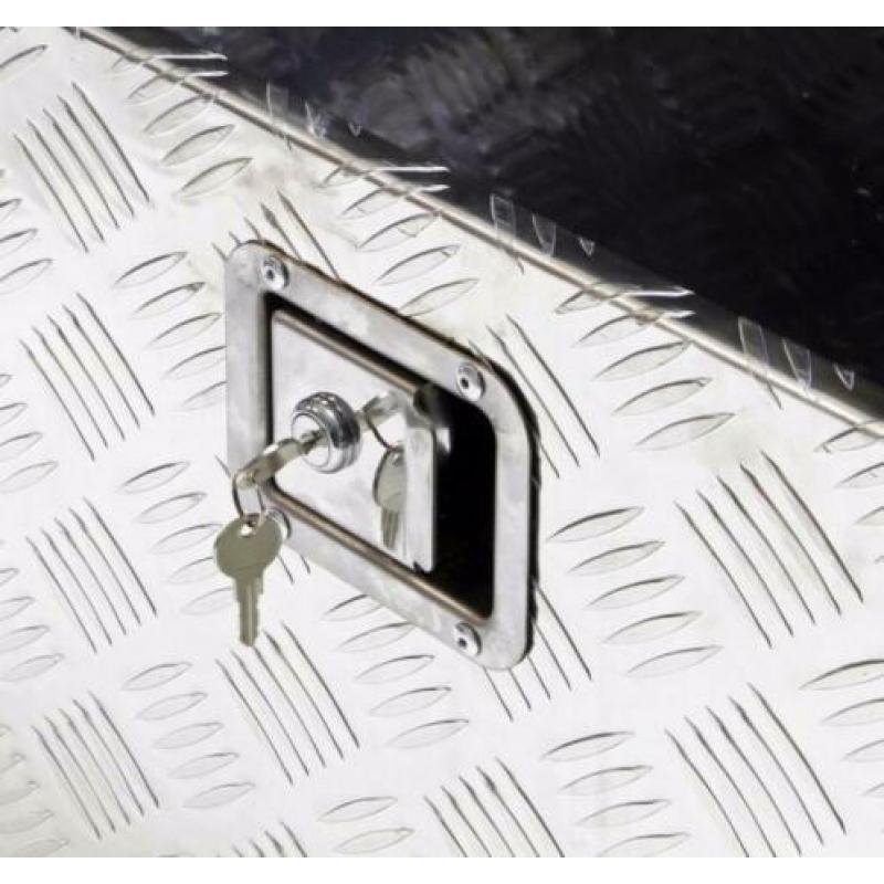 Gereedschapskist aluminium ( 105 x 45 x 40 cm )