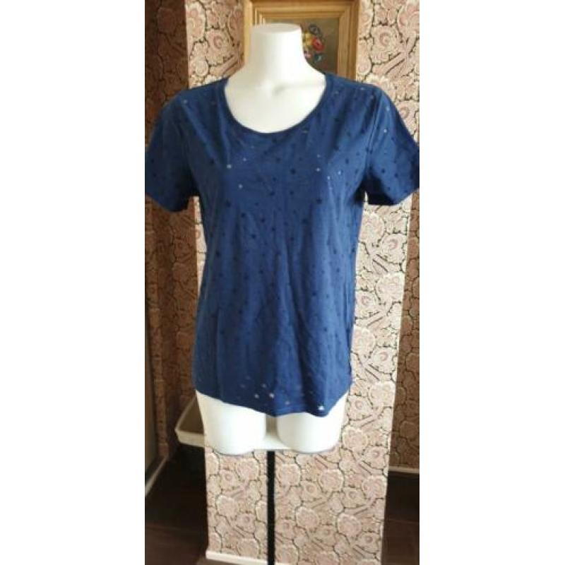 ZGAN blauwe MAISON SCOTCH shirt mt 1 / S 36, tshirt. top