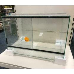 NIEUW knaagdier terrarium 50x33x33 met luchtrooster €65,-