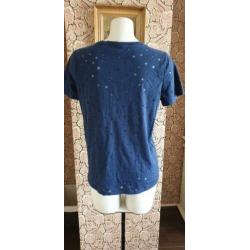 ZGAN blauwe MAISON SCOTCH shirt mt 1 / S 36, tshirt. top