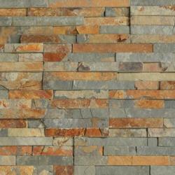 wandbekleding / steenstrips Rusty Slate leisteen breukruw