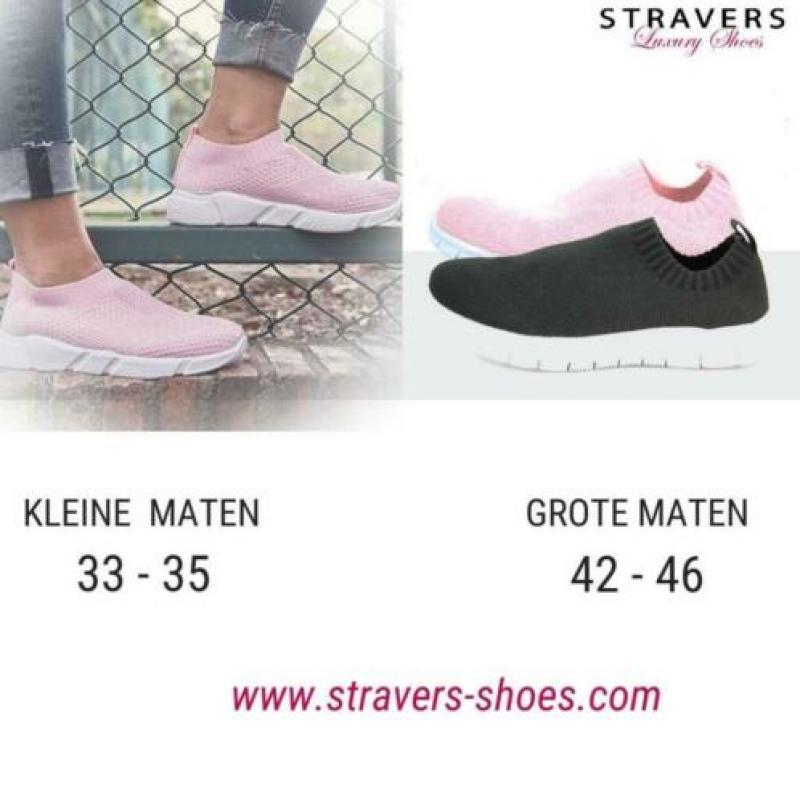 Elastische Sneakers Dames Grote Maat 43, 44, 45, 46, 42