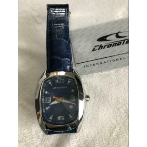 Chronotech horloge blauw