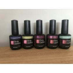 Pink Gellac 20 kleuren gellak nieuw of zgan gel nagellak