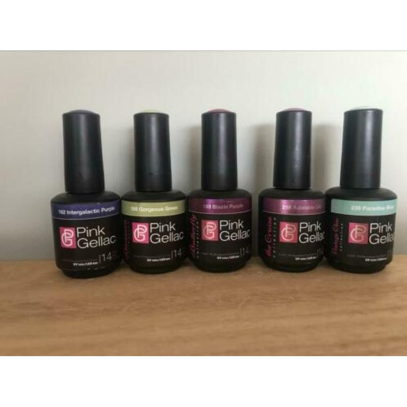 Pink Gellac 20 kleuren gellak nieuw of zgan gel nagellak