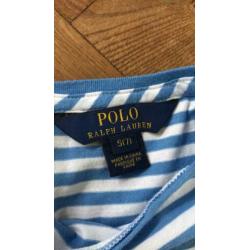 Ralph Lauren gestreept shirtje maat 7 jaar (s)
