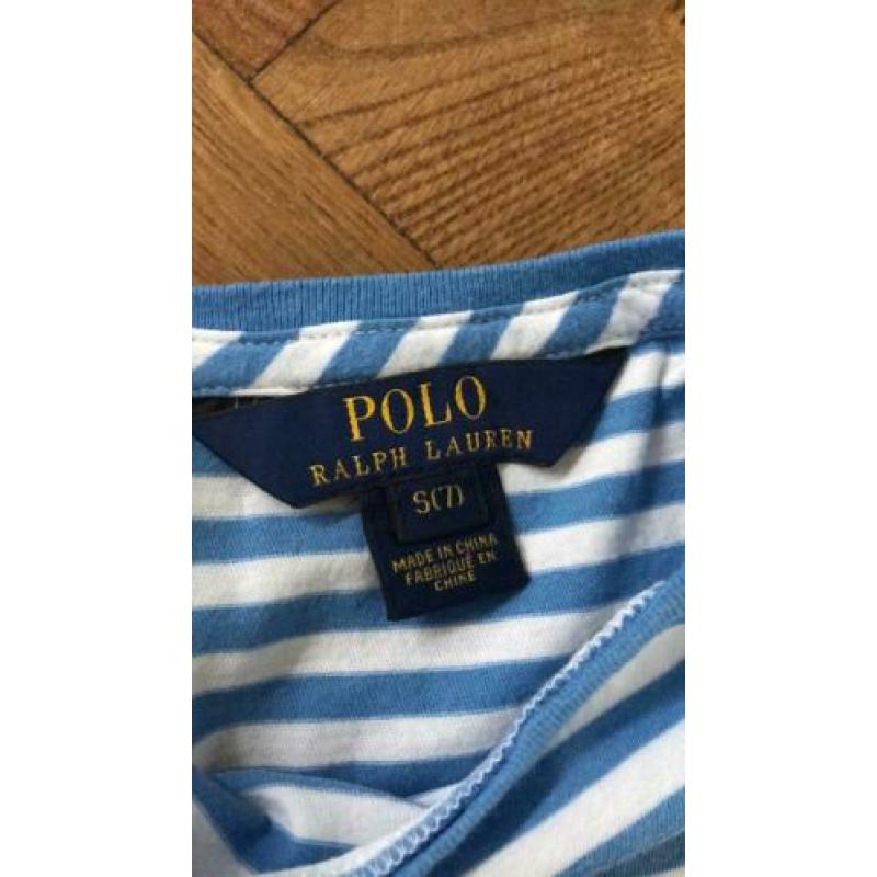 Ralph Lauren gestreept shirtje maat 7 jaar (s)