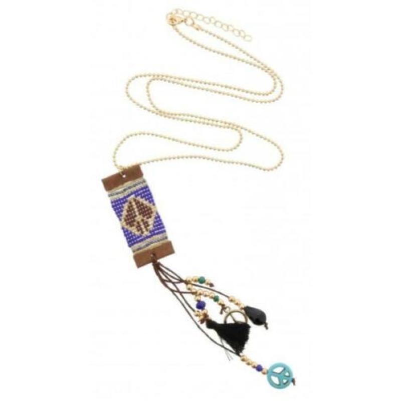**Nieuw** Lange Ibiza boho kraaltjes ketting