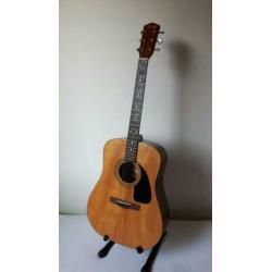 Fender DG4 westerngitaar Speelt licht met nwe snaren en hoes