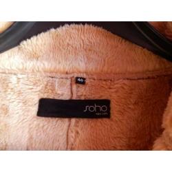 Soho lammy coat stijl vintage look maat 44