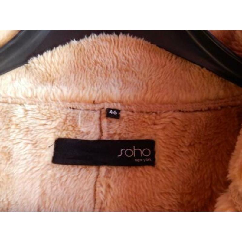 Soho lammy coat stijl vintage look maat 44