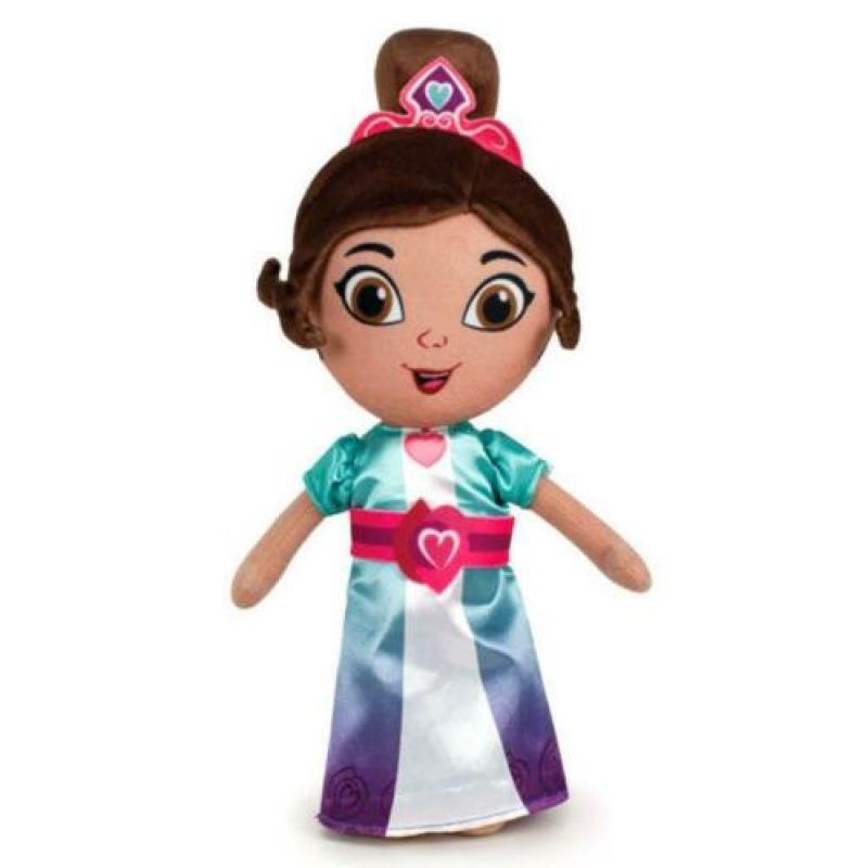 Nella de ridderprinses pluche knuffel 34cm groot 2 modellen