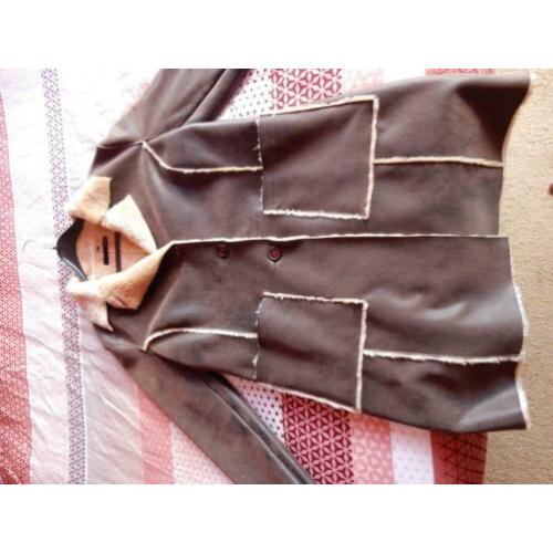 Soho lammy coat stijl vintage look maat 44