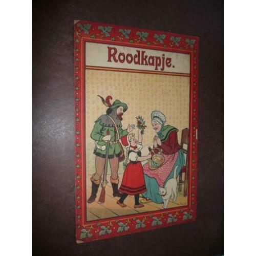 Zeldzaam kinderboekje: Roodkapje (No. 50) door Manufacturenh