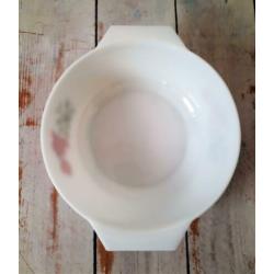 Arcopal schaal met roos Vintage Retro