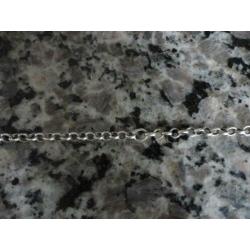 echt zilveren jasseron ketting 88 cm lang in mooie staat