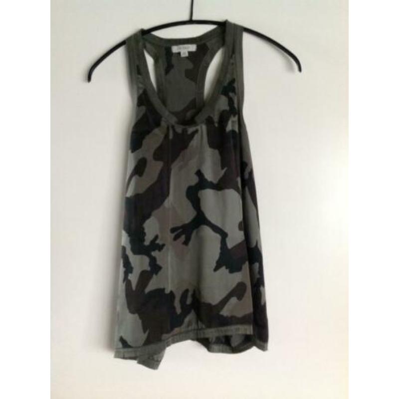 Crossley zijden tank top camouflage 40 nieuw zijde silk army