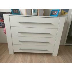 Commode Wit + bijbehorend wandrek