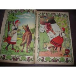 Zeldzaam kinderboekje: Roodkapje (No. 50) door Manufacturenh