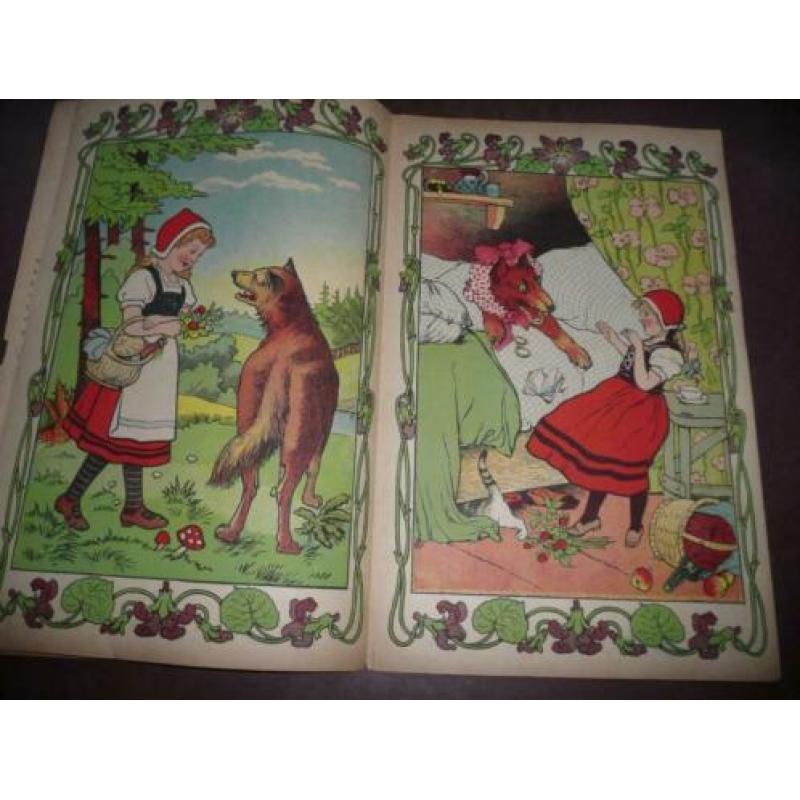 Zeldzaam kinderboekje: Roodkapje (No. 50) door Manufacturenh