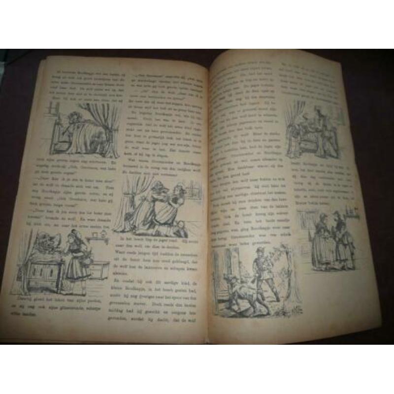 Zeldzaam kinderboekje: Roodkapje (No. 50) door Manufacturenh