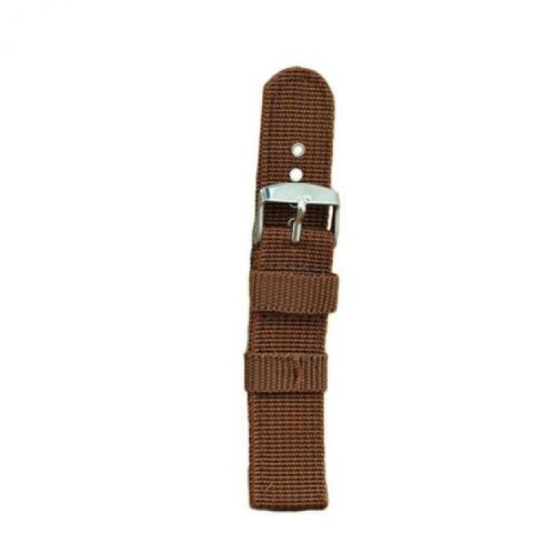 Canvas horloge bandje band zwarte blauwe 18mm 20mm 22mm