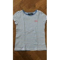 Ralph Lauren gestreept shirtje maat 7 jaar (s)
