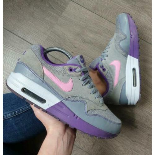 Nike Air Max 1 Magnet Grey/Light Magenta-Hyper Grape 38