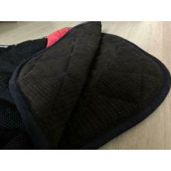 Zadeldek fougzanza roze maat full