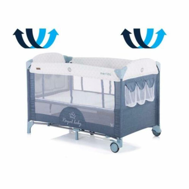 Campingbedje met co-sleeper functie nu €98 incl levering 080