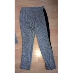 So Allure 2-dlg.set (top+broek!) grey mel.lurex mt.38 ZGAN!