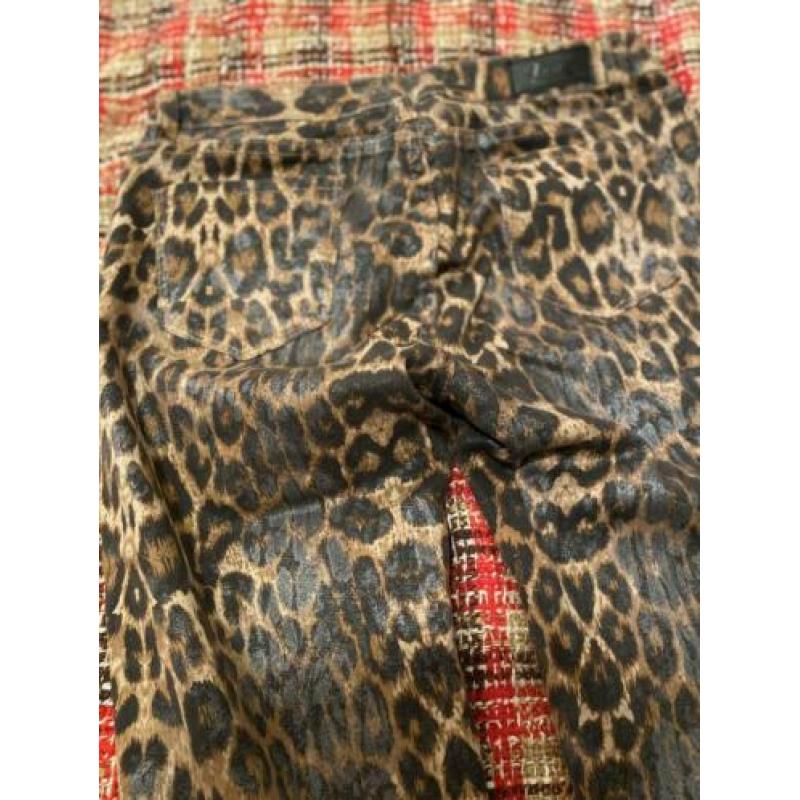 Tijgerprint jeans. Nieuw