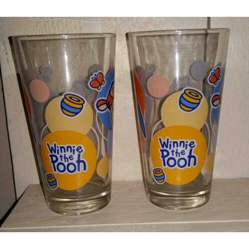 Disney grote longdrink glazen Winnie the Pooh & Vrienden